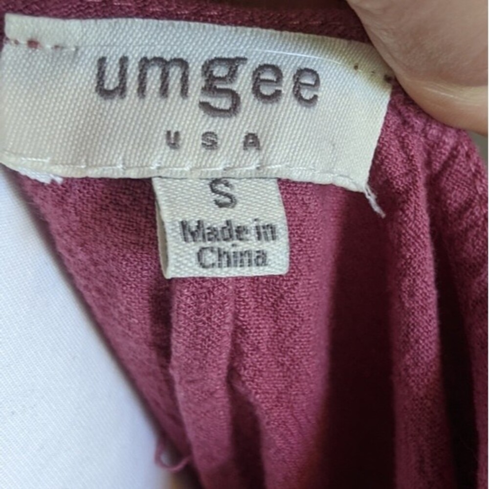Umgee Rose Pink Short Sleeve Shift Dress - Picture 8 of 9